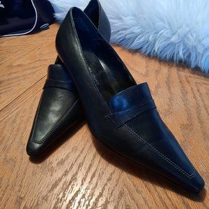 Black bandolino leather upper shoes